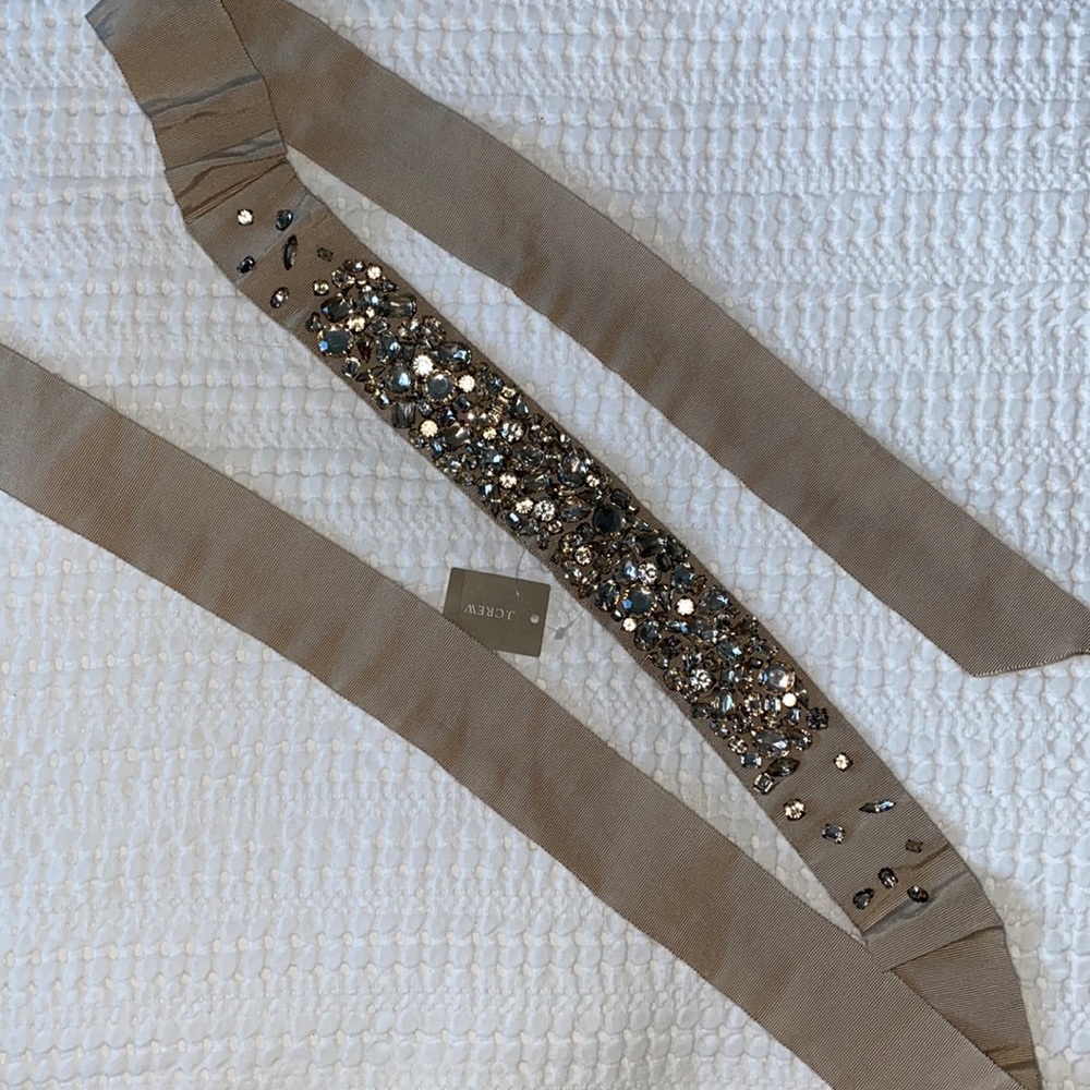 J Crew Rhinestone Wedding Sash